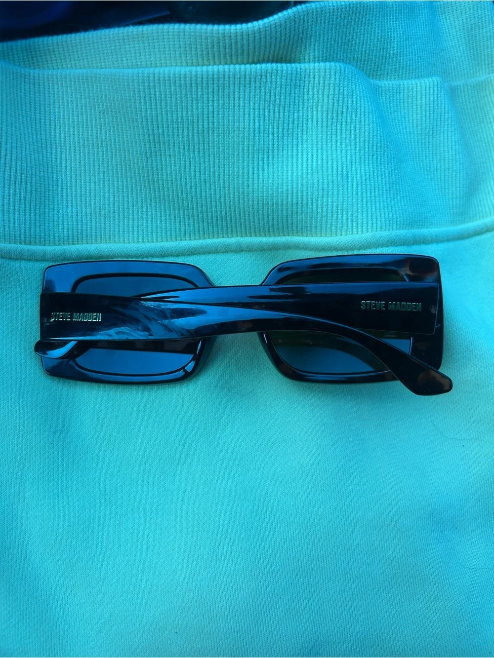 Steve Madden Tortoiseshell Rectangular Sunglasses with Brown Lenses